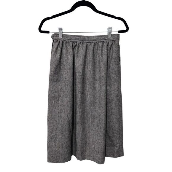 Vintage Evan Picone Wool Velvet Velour Boxy Blazer Skirt Set Size 10 Structured - Picture 5 of 16